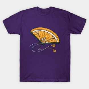 Orange Slice Folding Fan T-Shirt